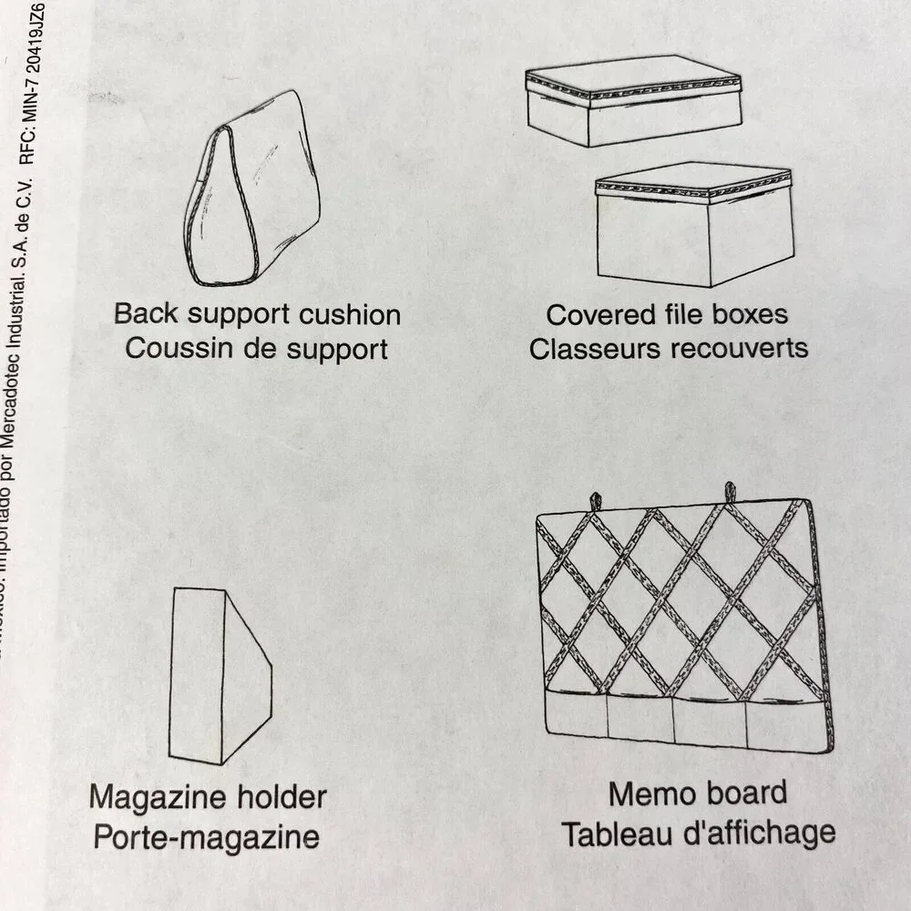 McCall's 2662 Office Essentials Vtg 2000 Sewing Pattern Organizer Covers UNCUT